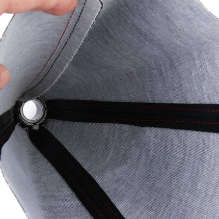 Universal Leather Hand Brake Shift Knob Cover for Cars interior view showing inner lining, reinforced stitching and elastic fit ring for secure installation