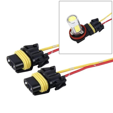 2 Pack Car LED Bulb Socket Holder For Headlights And Fog Lights | Syndmart