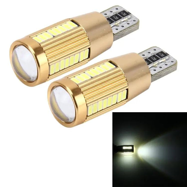 Feux de position T10 2W 180LM 5500K pour voiture, bleu, lot de deux