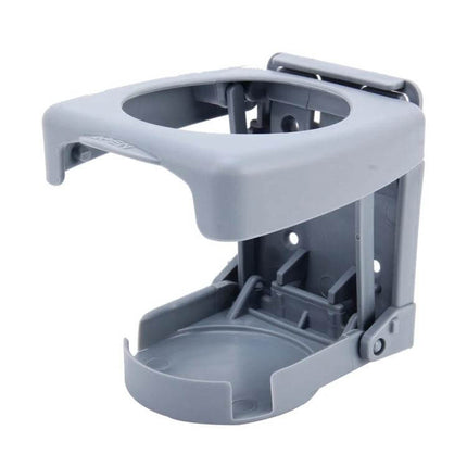 Portable Universal Car Drink Holder for Bottles Under 7.5 cm gray foldable cup holder for vehicle organization, secures bottles up to 7.5 cm