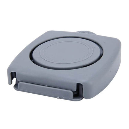 Portable Universal Car Drink Holder for Bottles Under 7.5 cm, compact foldable gray cup holder for car consoles