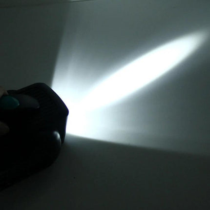 Versatile Tool Set With Flashlight For Home And Travel Needs showing flashlight beam illuminating dark area for repairs