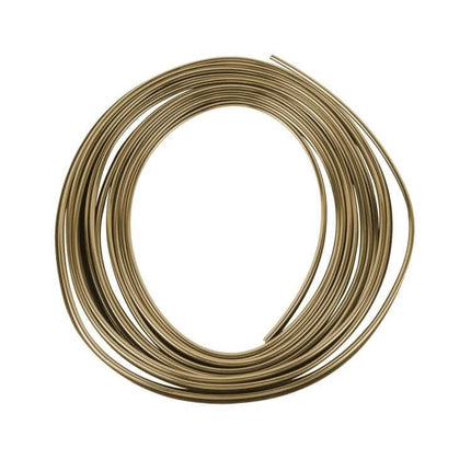 Flexible Automotive Trim Strip for Car Interior and Exterior, 5 Meters - coiled gold trim for dashboard and bumper edge protection