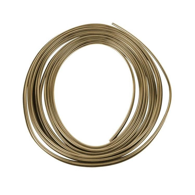 Flexible Automotive Trim Strip for Car Interior and Exterior, 5 Meters - coiled gold trim for dashboard and bumper edge protection