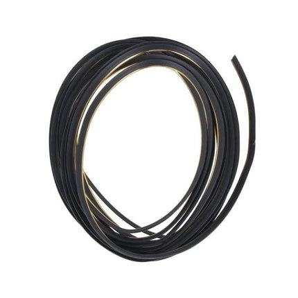 Flexible Automotive Trim Strip for Car Interior and Exterior, 5 Meters - black flexible edge trim roll for dashboards, door panels and bumpers