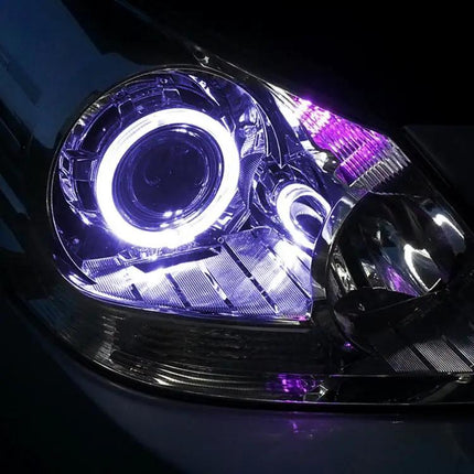 2.5-Inch Car Angel Eyes Lights, 12V DC, 2-Pack for Night Driving