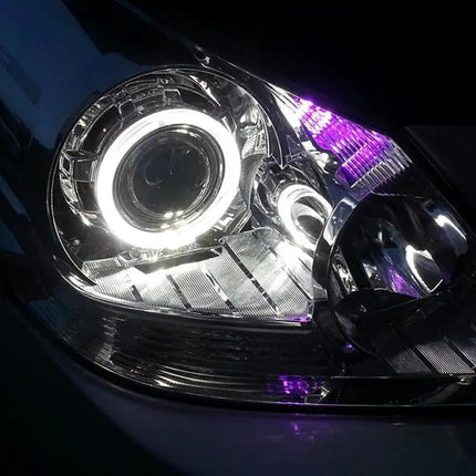 2.5-Inch Car Angel Eyes Lights, 12V DC, 2-Pack for Night Driving