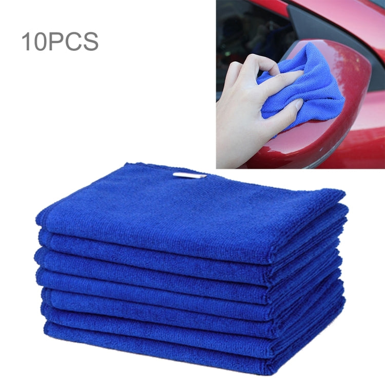 10 PCS 30cm × 30cm Microfiber Quick Dry Towels Cleaning Cloth Car Detailing Care Towels Car Care Towels, 10 PCS