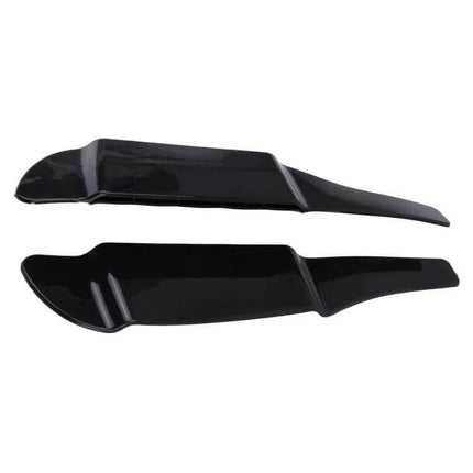 Universal Rubber Rain Baffle for Car Rearview Mirrors, 2 Pack – black rubber rain shields for side mirror visibility