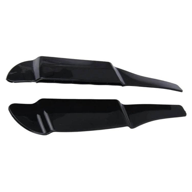 Universal Rubber Rain Baffle for Car Rearview Mirrors, 2 Pack – black rubber rain shields for side mirror visibility