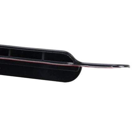 Universal Rubber Rain Baffle for Car Rearview Mirrors, 2 Pack - black rubber side-mounted rain guard for clearer wet-weather visibility