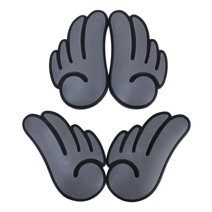 Angel Wing Shaped PVC Car Door Protection Stickers, Set of 4