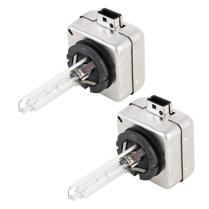 HID Headlight Bulbs For Car Use 2 Pack Ready To Install - 35W HID xenon replacement bulbs, plug-and-play pair for brighter night driving