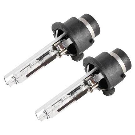 D2R HID Bulbs 2 Pack For Car Headlights White Light - two 35W 3800 lm replacement HID headlamp bulbs for improved night visibility