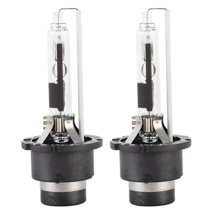 D2R HID Bulbs 2 Pack For Car Headlights White Light - two 35W 3800 lm replacement HID lamps for headlamps, fog lights and DRLs
