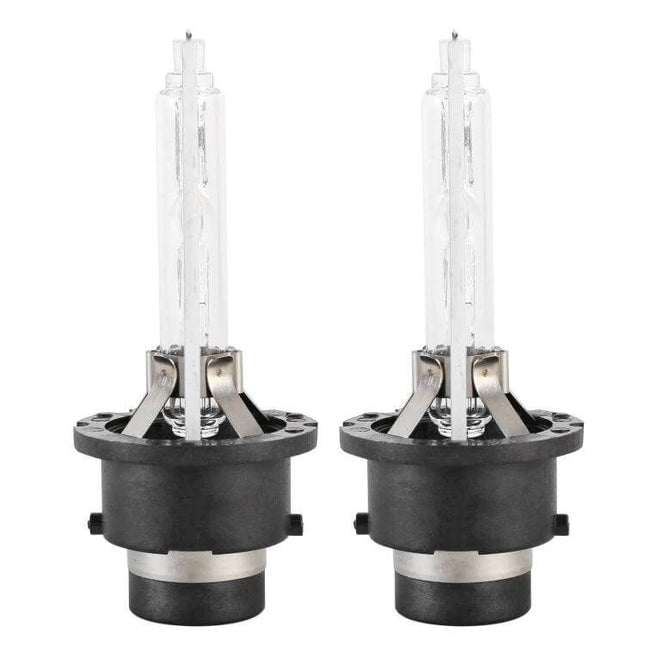 HID Headlight Bulbs For Cars, 2 Pack For Clear Night Driving - 35W HID xenon replacement bulbs shown as a 2-pack for brighter night visibility