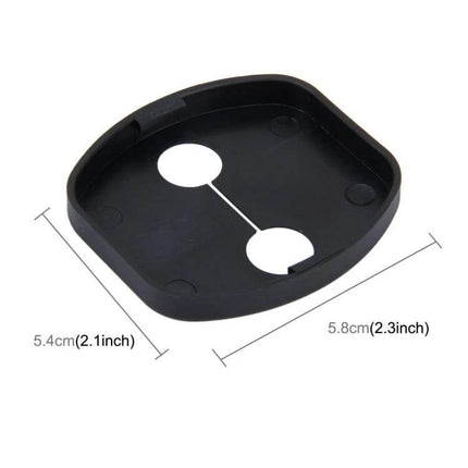 Car Door Lock Buckle Guard Protection Cover For Nissan And Venucia - black Grade-A ABS plastic door latch protector, 5.8x5.4cm