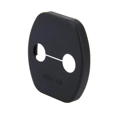 Car Door Lock Buckle Guard Protection Cover For Nissan And Venucia - black ABS door latch protector to prevent scuffs and paint chips