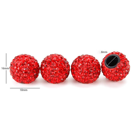 Carbon Fiber Tire Valve Caps for Cars, Set of Four