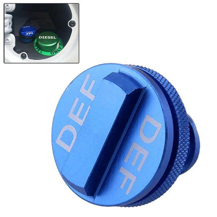 DEF Aluminum Oil Cap Engine Tank Cover For Dodge Ram Pickup blue anodized aluminum diesel cap replacement for 2013–2017 Dodge Ram