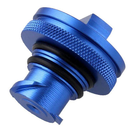 DEF Aluminum Oil Cap Engine Tank Cover For Dodge Ram Pickup blue knurled aluminum replacement cap with O-ring seal for 2013–2017 Dodge Ram models