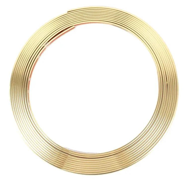 Universal 8-Meter Shining Trim Strip for Car Wheel Hubs