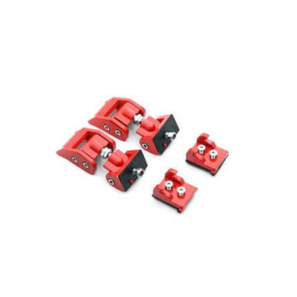 Jeep Wrangler Car Latch Locking Catch Buckle Engine Cover Red heavy-duty metal hood latches set for off-road durability and replacement