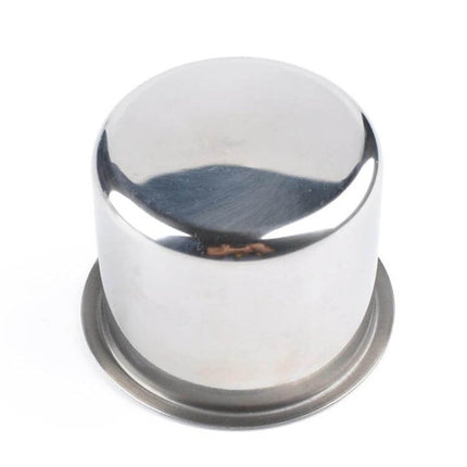 Stainless Steel Drop-in Cup Holder for RV and Vehicles, 80x56mm - chrome recessed cup holder for RVs and vehicles, durable stainless steel