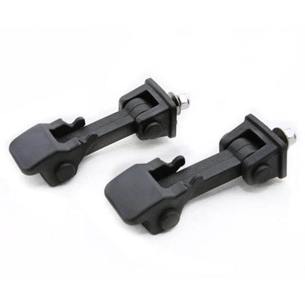 Latch Locking Catch Buckle Engine Cover for Jeep Wrangler TJ 1996-2006 metal replacement latch pair shown