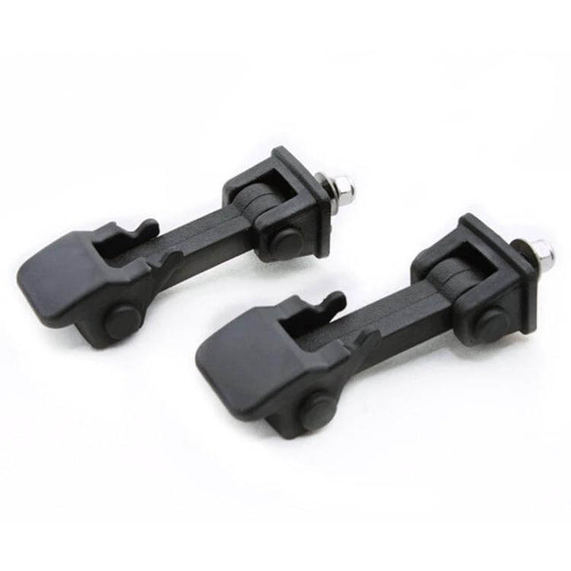 Latch Locking Catch Buckle Engine Cover for Jeep Wrangler TJ 1996-2006 metal replacement latch pair shown