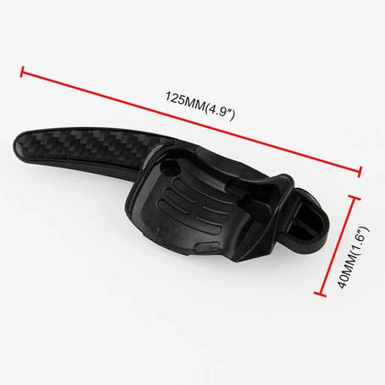 Paddle Shift Extensions for Volkswagen Golf and Passat Driving - carbon fiber style steering wheel paddle extension 125mm x 40mm
