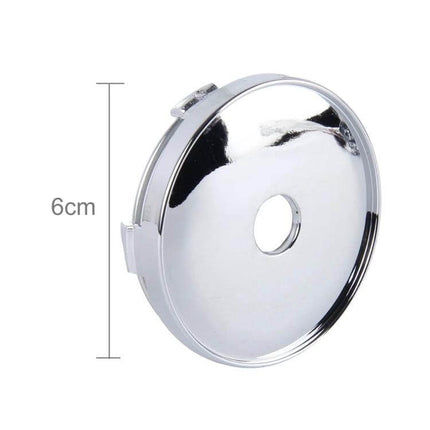 Metal Car Hub Cap Center Covers 6x6x1.3 cm 4 Piece - chrome metal center cap 6cm protective cover, four-piece set for wheel lug nut protection