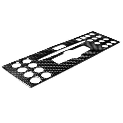 Mercedes-Benz C-Class Carbon Fiber Center Console Decorative Sticker applied to center console panel for sleek interior upgrade