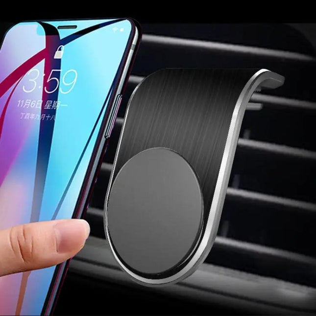 Support Téléphone Voiture Magnétique Universel pour Grilles d'Aération