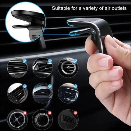 Universal Magnetic Car Phone Holder for Air Vents