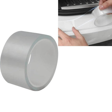 Universal Car Door Anti-Collision Protection Strip, 5 Meters Long - clear acrylic protective tape roll for bumpers, doors and trunks