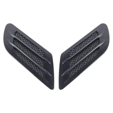 Euro Style Plastic Vent Grille Cover for Car Bonnets, 2 Pack