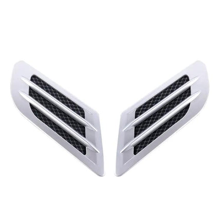 Euro Style Plastic Vent Grille Cover for Car Bonnets, 2 Pack