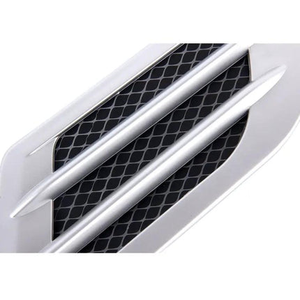 Euro Style Plastic Vent Grille Cover for Car Bonnets, 2 Pack