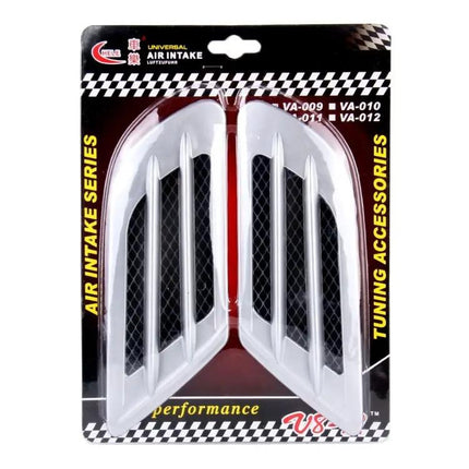 Euro Style Plastic Vent Grille Cover for Car Bonnets, 2 Pack