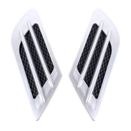 Euro Style Plastic Vent Grille Cover for Car Bonnets, 2 Pack