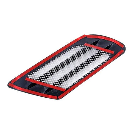 Set of 2 Euro Style Decorative Car Hood Vent Grilles with Adhesive