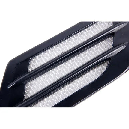 Set of 2 Euro Style Decorative Car Hood Vent Grilles with Adhesive