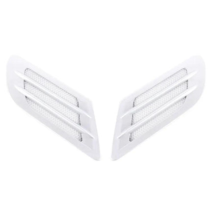 Set of 2 Euro Style Decorative Car Hood Vent Grilles with Adhesive