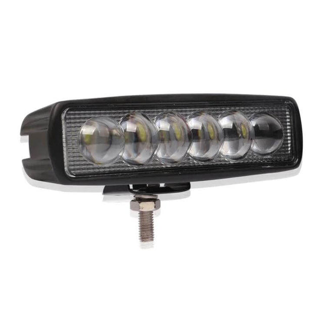6-Inch LED Work Light For Cars And Boats, Durable Utility Lighting — 6-inch 18W 2200lm 6000K aluminum housing work light for cars boats