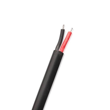 6-Inch LED Work Light For Cars And Boats, Durable Utility Lighting - black 2-conductor power cable with red and black leads for 10–30V input