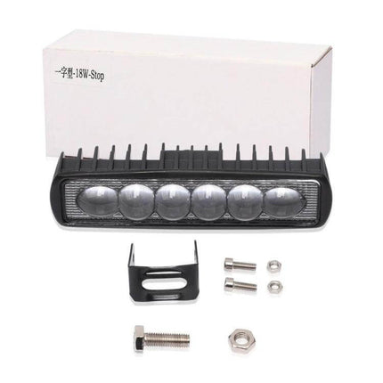 6-Inch LED Work Light For Cars And Boats, Durable Utility Lighting - 6" 18W 2200lm 6000K aluminum housing work light with mounting kit