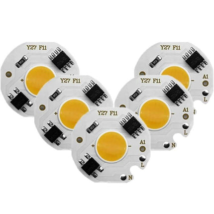 COB LED Light Chip for DIY Spotlight, Home Lighting Projects - mains-powered wafer LED module 3W-10W for accent and under-cabinet lighting