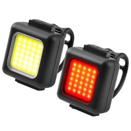 COB Lamp Beads Mini Mountain Bike Light Waterproof compact waterproof front and rear bike lights with bright COB LEDs and strap mount