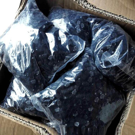 Black Rubber Valve Caps for Car and Bicycle Tires, 200 Pack - bulk black rubber valve caps in sealed bags for cars and bicycles, 1.3cm x 1cm